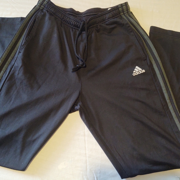 mens adidas polyester joggers